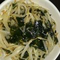 ＭＩ−ＳＡＮ's cooksnap of when they made ■もやしとワカメの中華和え■.