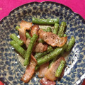 マルルル's cooksnap of when they made 隠元&ベーコンのマヨ炒め♬.