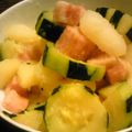 ますみ1977's cooksnap of when they made そら豆とベーコンとズッキーニのバター炒め.