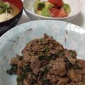 オリゴ's cooksnap of when they made 夏の味！牛肉のシソ炒め.