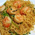 clayon's cooksnap of when they made えびと小松菜のオイスター焼きそば♪.