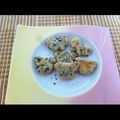 ridochis's cooksnap of when they made もったいないを食卓に☆人参の葉クッキー.