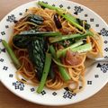 まついら's cooksnap of when they made ほうれん草としらすのパスタ.