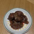 亜姫18's cooksnap of when they made 砂肝のウスターソース煮.