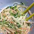 momo蔵's cooksnap of when they made 新ごぼうとかいわれのサラダ.