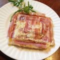 ☆圭織☆'s cooksnap of when they made ホットサンドメーカーでクロックマダム風.