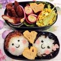 そいにー's cooksnap of when they made おにぎりちゃん弁当★旦那様のキャラ弁✿.