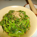 FUKINO's cooksnap of when they made つるむらさきのごま和え.