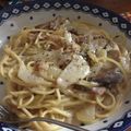 パフェうさこ☆'s cooksnap of when they made 夫も満足・ポルチーニパスタ(o^-')b.