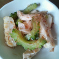 spica3104's cooksnap of when they made ゴーヤと蒸し鶏の和え物.