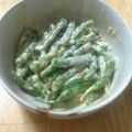 chie-zou88's cooksnap of when they made インゲンのオイスターマヨネーズ和え.