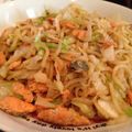 yume2255's cooksnap of when they made バター焼きそば～鮭と千切りキャベツ～.