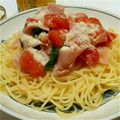 ネコの母's cooksnap of when they made 【くせになる　うま塩】簡単冷製パスタ.