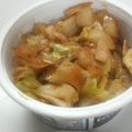 CoffeeCoco's cooksnap of when they made きのことキャベツのオイケチャップ炒め.