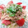 まー坊（・＿・）'s cooksnap of when they made ツナ・ゴーヤ・トマトのぶっかけ素麺.