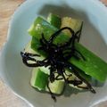☆。・くぅ・。☆'s cooksnap of when they made キュウリの塩昆布和え★つくれぽ30件突破.