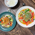 s06007's cooksnap of when they made 鶏胸しっとり♡トマト胡瓜のさっぱり炒め.