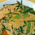 おかめP's cooksnap of when they made 簡単☆ニラの卵とじ.