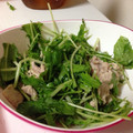 omaman1477's cooksnap of when they made 豚肉と水菜の梅和え.
