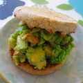 cheesedog's cooksnap of when they made アボカドディップとサーモンのマフィン☆.