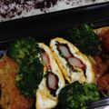 Hiちー's cooksnap of when they made のりとカニカマでクルクル卵焼き.