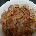 ユノめぐ's cooksnap of when they made 蒸してヘルシー♪豚肉ともやしの韓国風.