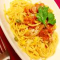 ちゅーちゃんっっ's cooksnap of when they made ナポリタン風トマトパスタ.