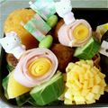 あずきなもなか's cooksnap of when they made お弁当に.✿～ハムでお花～✿..