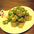 14215's cooksnap of when they made 夏の小鉢に☆オクラのめんつゆおかか和え.