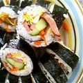 きくきん's cooksnap of when they made おうちでもキンパ☆韓国のり巻き.