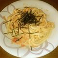 あゆみんぐ's cooksnap of when they made 冷凍うどん☆明太子ソース.