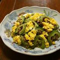 gingamom's cooksnap of when they made ゴーヤの甘辛そぼろ飯.