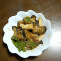 みみりん♪♪'s cooksnap of when they made ナスとエリンギのピリ辛生姜焼き風♪.