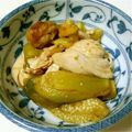 akomanman's cooksnap of when they made 茄子とささ身の柚子胡椒ポン酢♬.