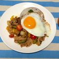 まゆこ．Ｍ's cooksnap of when they made 焼き飯＆丼に使える★ゴーヤごはんの素★.
