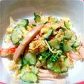 赤鴉嬢's cooksnap of when they made きゅうりの醤油マヨサラダ✿.