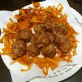 cherry_u's cooksnap of when they made 豚肉の唐揚げ&フライド・カボチャ.