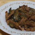 Velaciela's cooksnap of when they made きゅうりと豚肉のにんにく味噌炒め♡.