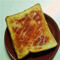 crystaI's cooksnap of when they made ＊パン屋さんの明太マヨトースト＊.