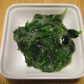 リラシャン's cooksnap of when they made モロヘイヤ＊甘酢の酢の物＊.