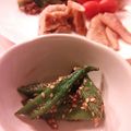 なおなお１０２２'s cooksnap of when they made ゴマパワー★　オクラのゴマ和え！！.