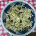 snts's cooksnap of when they made 茄子と豆腐の卵とじ☆たまご丼.