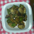 snts's cooksnap of when they made 茄子とピーマンの味噌炒め.