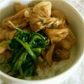 smilerody's cooksnap of when they made 豚ロース薄切り肉とほうれん草の豚丼.