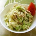 えれぼん's cooksnap of when they made キャベツのさっぱりツナマヨサラダ.