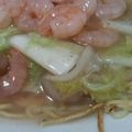 かなじる's cooksnap of when they made 白菜とエビのあんかけ焼きそば.