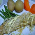 クマァー's cooksnap of when they made 鮭のカレーパン粉焼き.