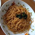 にとらん's cooksnap of when they made 簡単美味しい！じゃこと大葉の和風パスタ.
