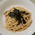 aizawaya's cooksnap of when they made 簡単さっぱり☆梅マヨ冷製パスタ.
