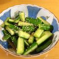 エピコット's cooksnap of when they made ゴマ油とニンニクでたたききゅうり☆.